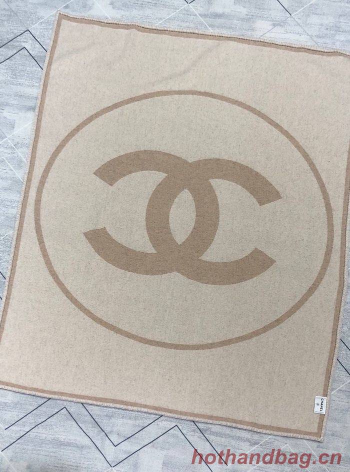 CHANEL Merino Wool Cashmere CC Throw Blanket CHB00004 CHANEL Merino Wool Cashmere CC Throw Blanket CHB00004