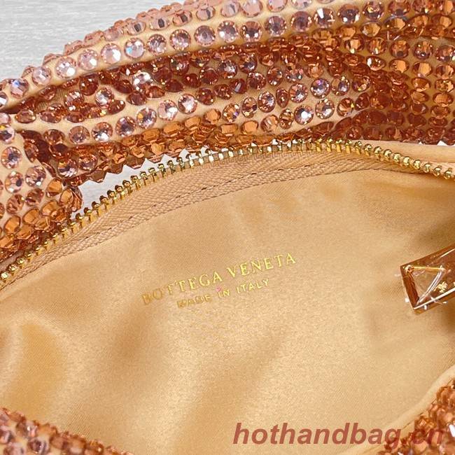 Bottega Veneta Mini with artificial crystals JODIE 651876V pink