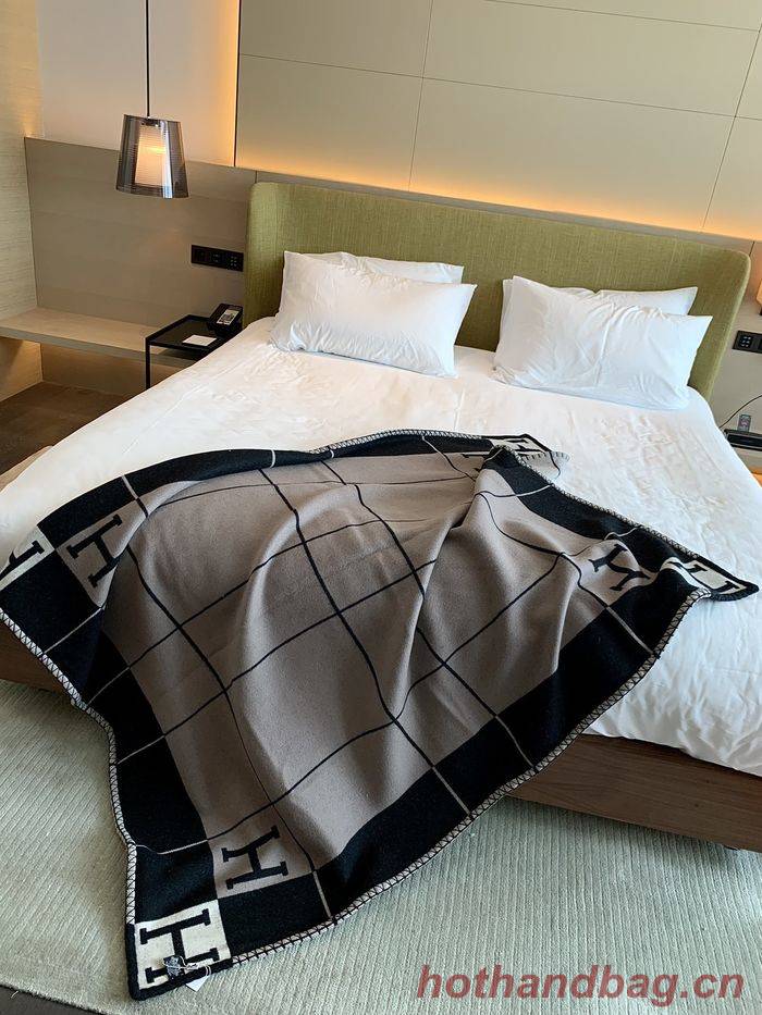 Hermes Lambswool&Cashmere Shawl&Blanket HMB00005 Hermes Lambswool&Cashmere Shawl&Blanket HMB00005