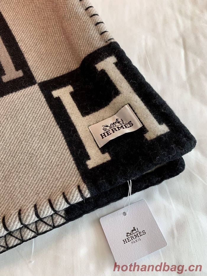 Hermes Lambswool&Cashmere Shawl&Blanket HMB00005 Hermes Lambswool&Cashmere Shawl&Blanket HMB00005