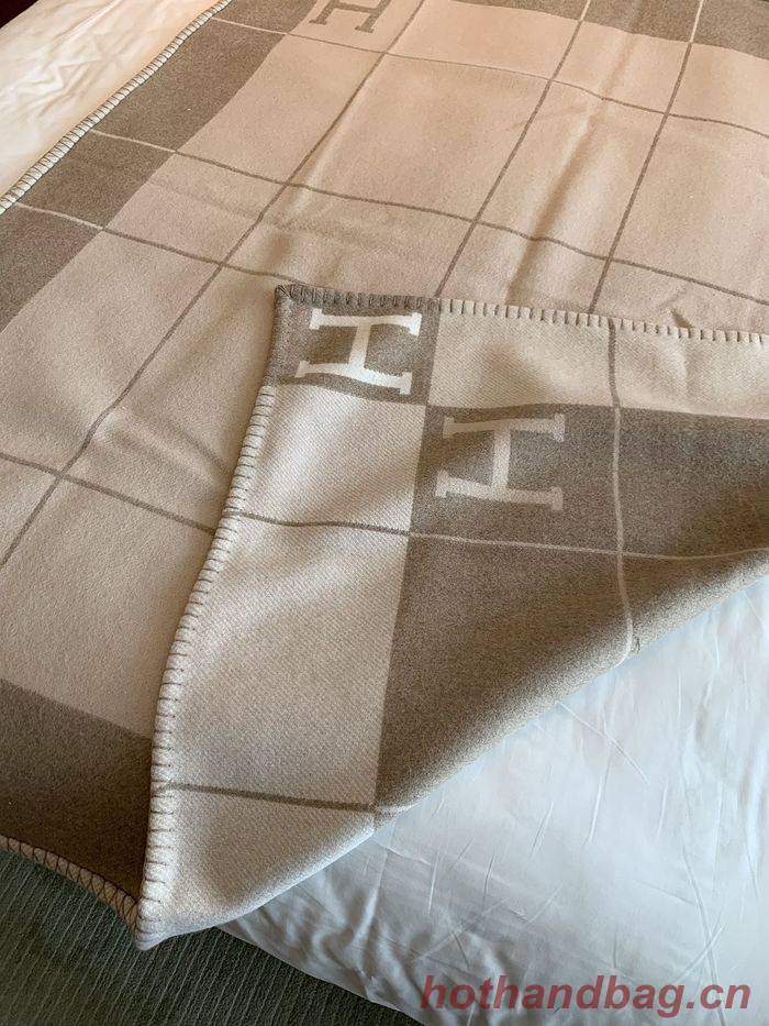 Hermes Lambswool&Cashmere Shawl&Blanket HMB00006 Hermes Lambswool&Cashmere Shawl&Blanket HMB00006