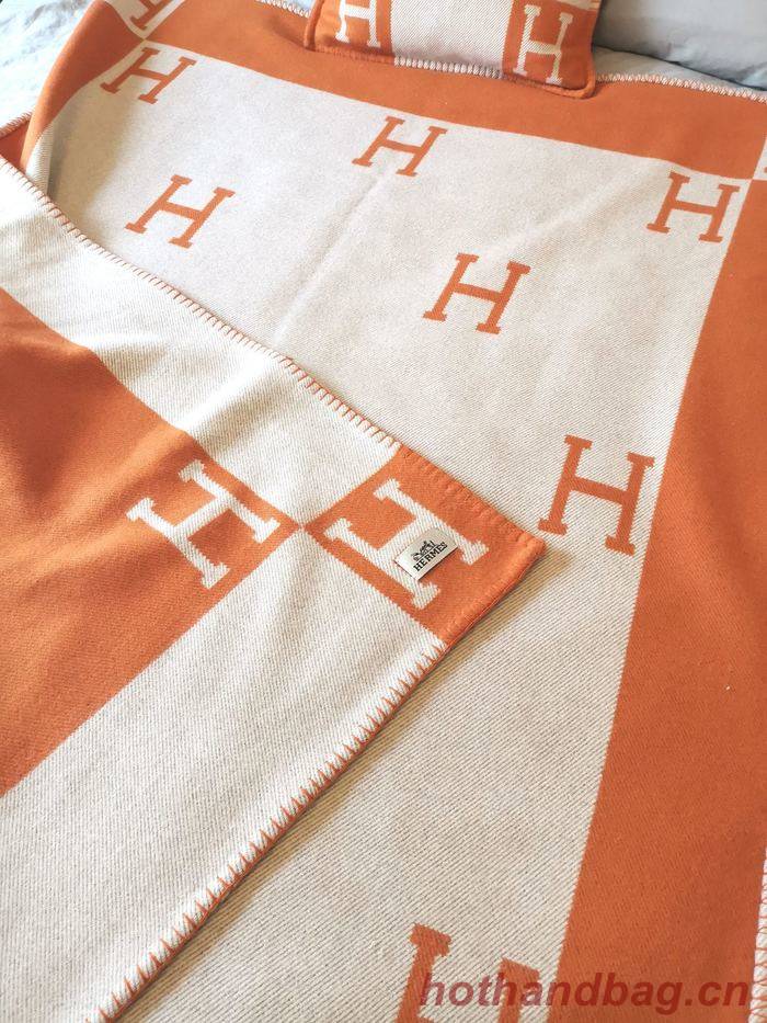 Hermes Lambswool&Cashmere Shawl&Blanket HMB00011 Hermes Lambswool&Cashmere Shawl&Blanket HMB00011