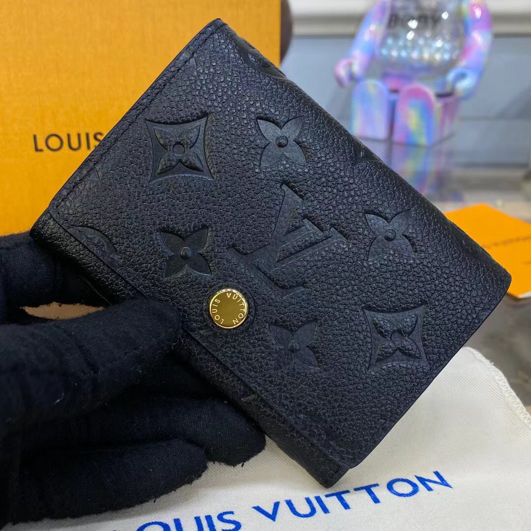 Louis Vuitton Business Card Holder M58456 Black Louis Vuitton Business Card Holder M58456 Black