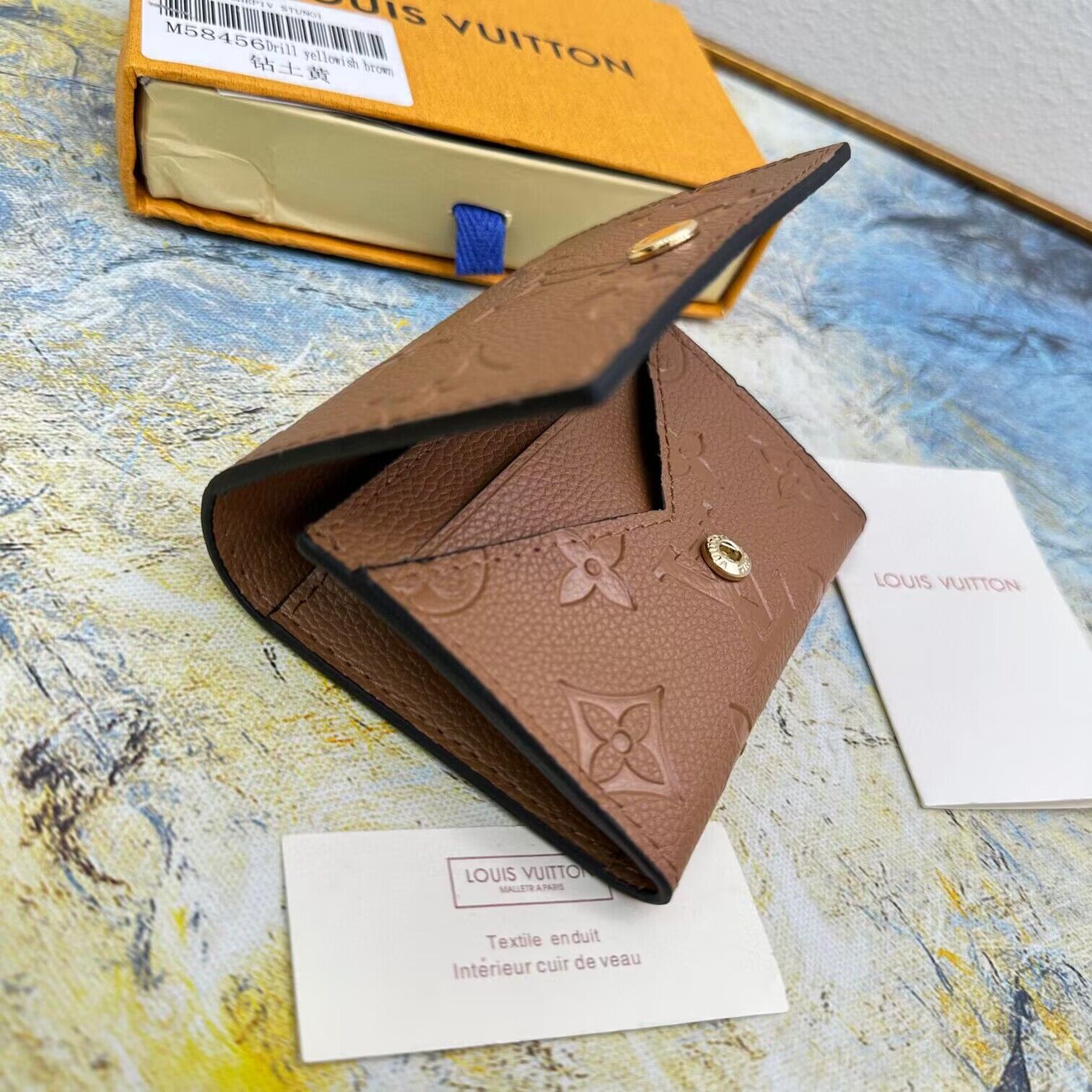 Louis Vuitton Business Card Holder M58456 Khaki Louis Vuitton Business Card Holder M58456 Khaki