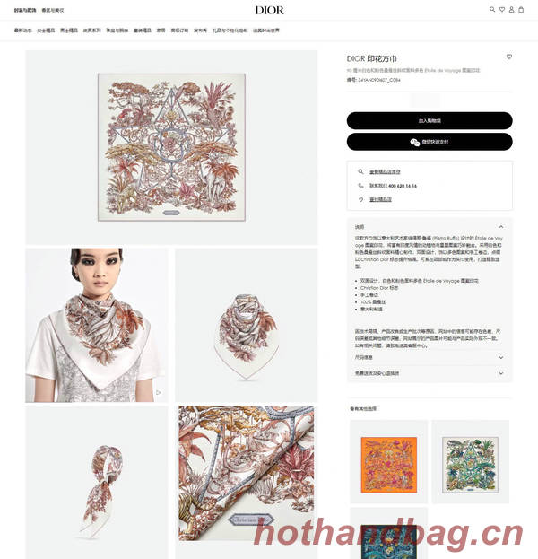 Dior Scarf DIC00255 Dior Scarf DIC00255