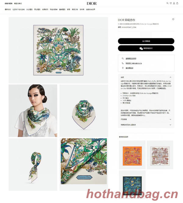 Dior Scarf DIC00256 Dior Scarf DIC00256