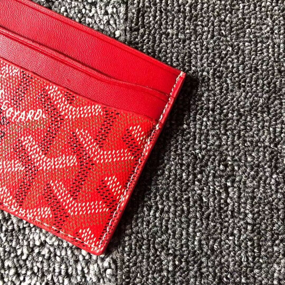 Goyard Card case G9988 Orange Goyard Card case G9988 Orange