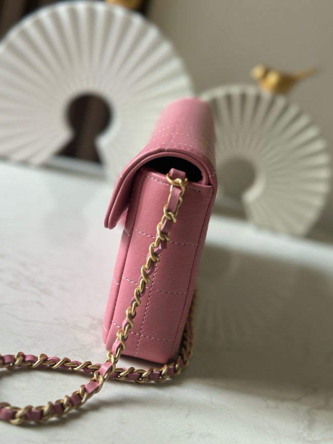 Chanel FLAP BAG AS3314 pink