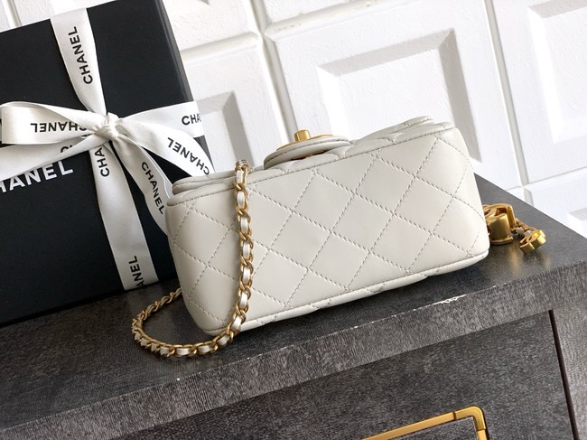 Chanel Mini Flap Bag AS5758 Chalk white