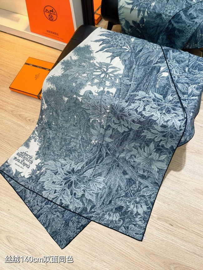 Hermes Shawl Cashmere and Silk Jacquard KY087