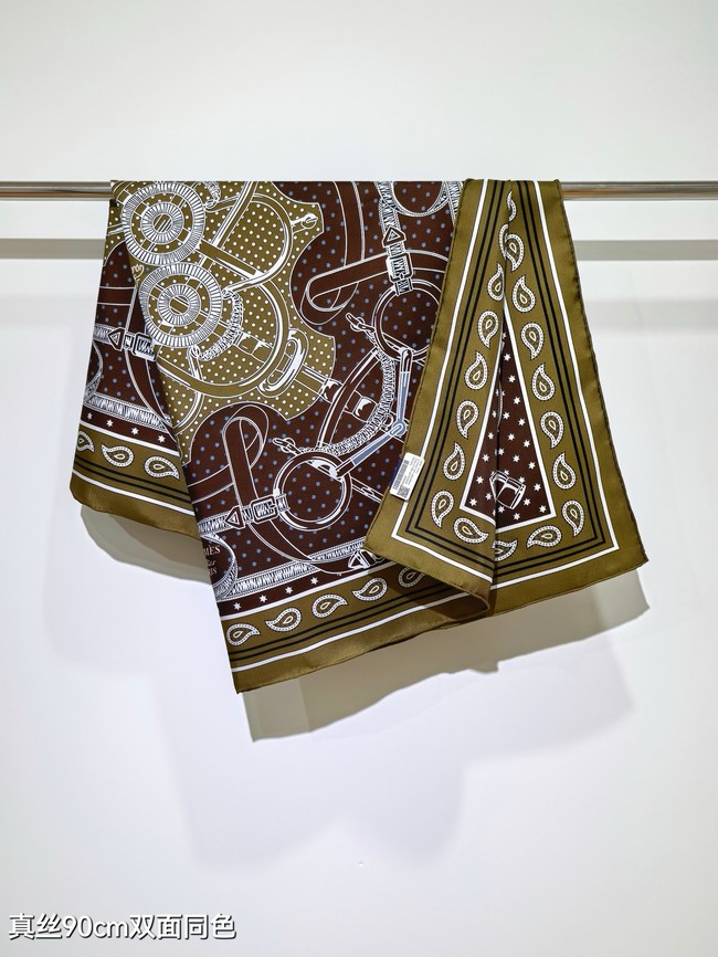 Hermes Shawl Cashmere and Silk Jacquard KY102