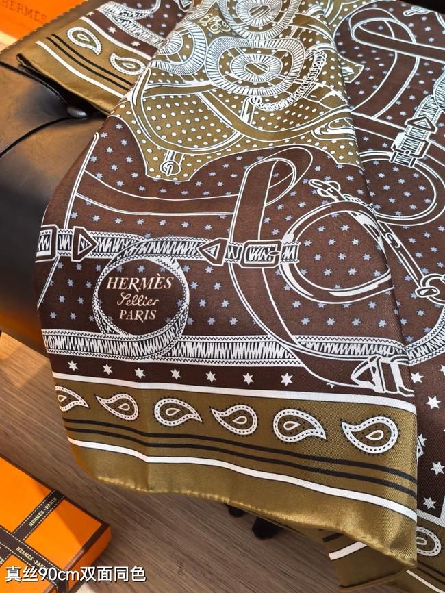 Hermes Shawl Cashmere and Silk Jacquard KY102