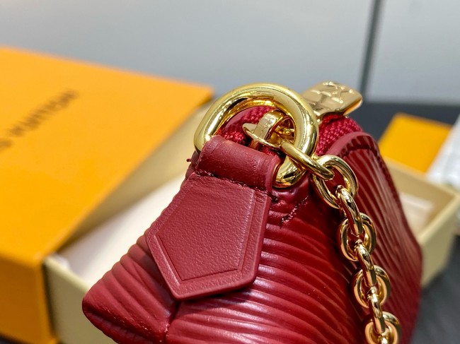 Louis Vuitton NEW Cosmetic Lipstick Pouch M25694 burgundy