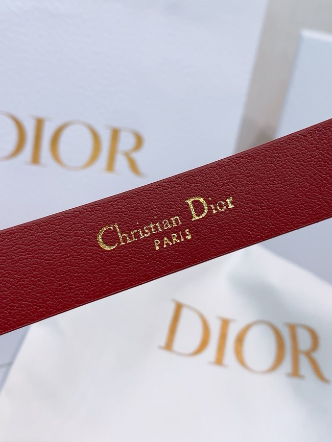 Dior 30 Montaigne Lucky Charms Belt Smooth Calfskin 18MM B0158