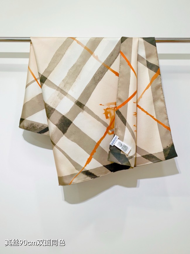 Burberry Square Scarf Silk Jacquard KY146