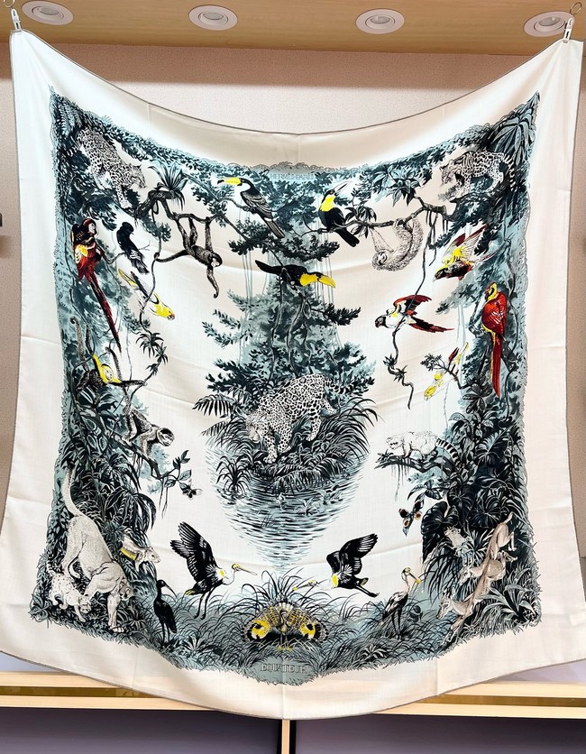 Hermes Shawl Cashmere and Silk 06397