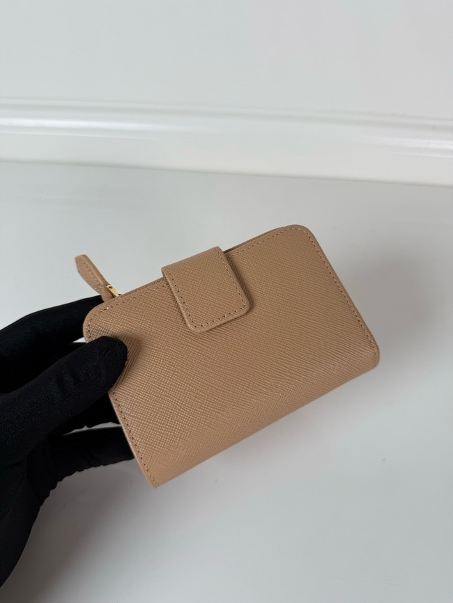 Prada Card Holder Wallet 1ML018 Apricot