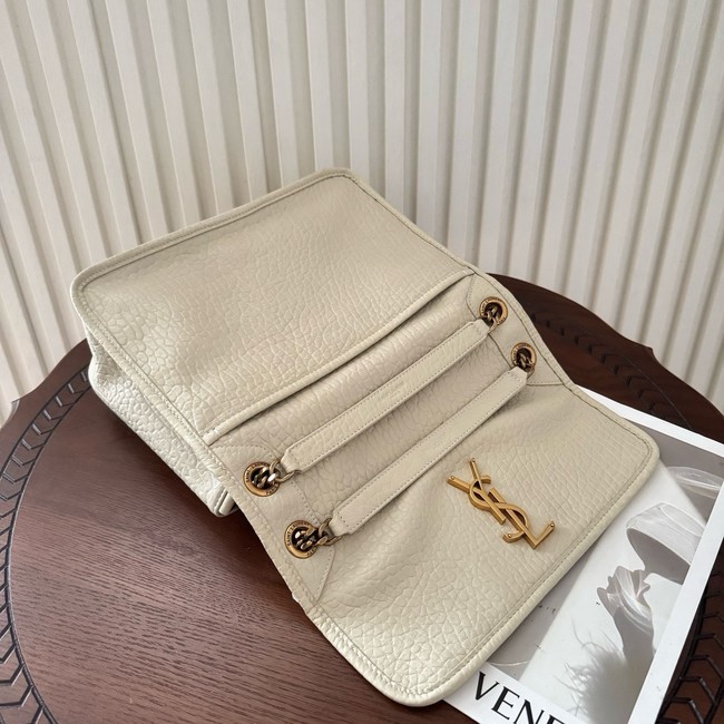 Saint Laurent NIKI small in grained lambskin 828736 BLANC VINTAGE