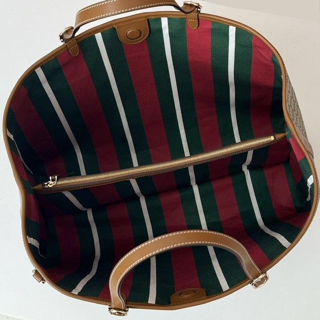 Gucci GG Emblem maxi tote bag 815212 brown