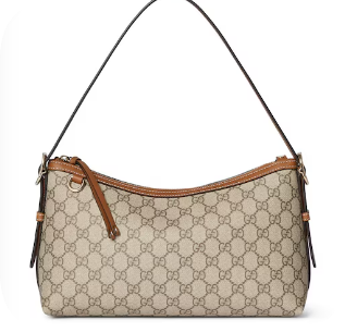 Gucci GG Emblem medium shoulder bag GG canvas 847449 brown Gucci GG Emblem medium shoulder bag GG canvas 847449 brown
