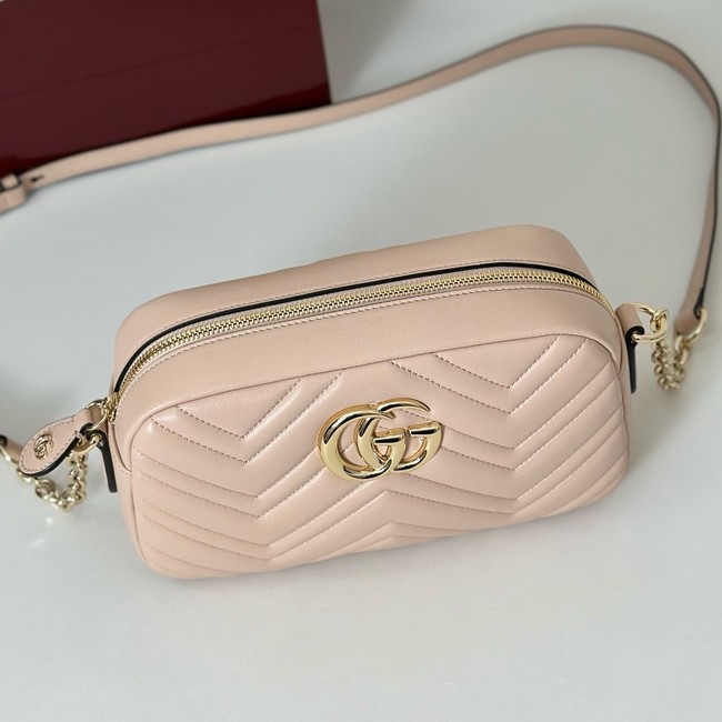 Gucci GG Marmont small camera bag 855273 pink