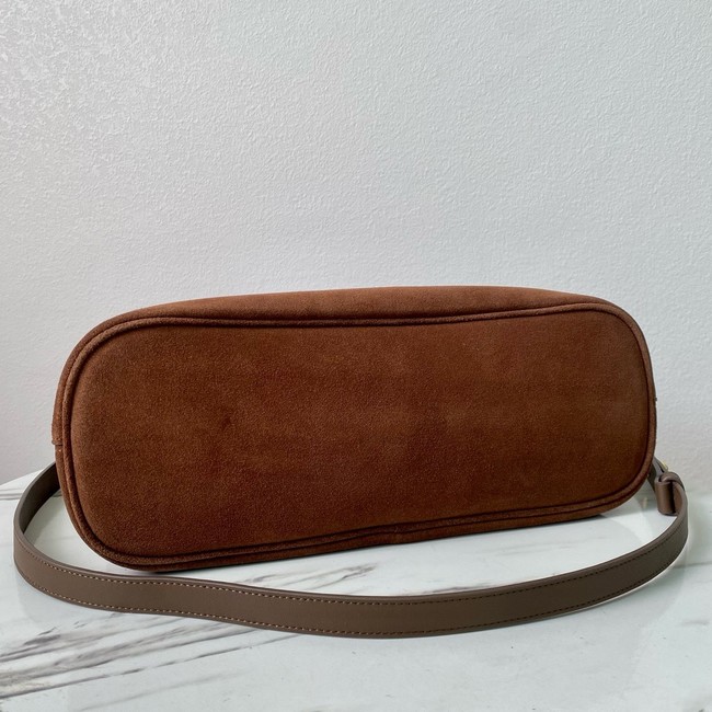 Prada medium leather tote bag 1BA434 Caramel