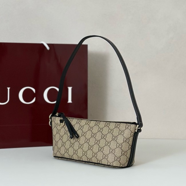 Gucci GG Emblem small shoulder bag 847281 black