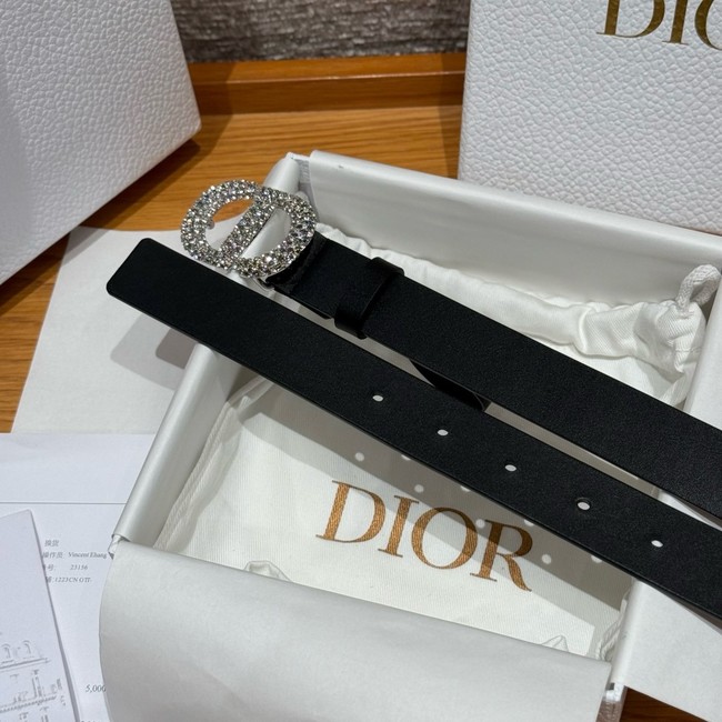 Dior Saddle Belt Smooth Calfskin B0445C-2