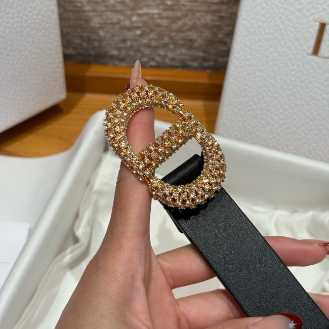 Dior Saddle Belt Smooth Calfskin B0445C-3