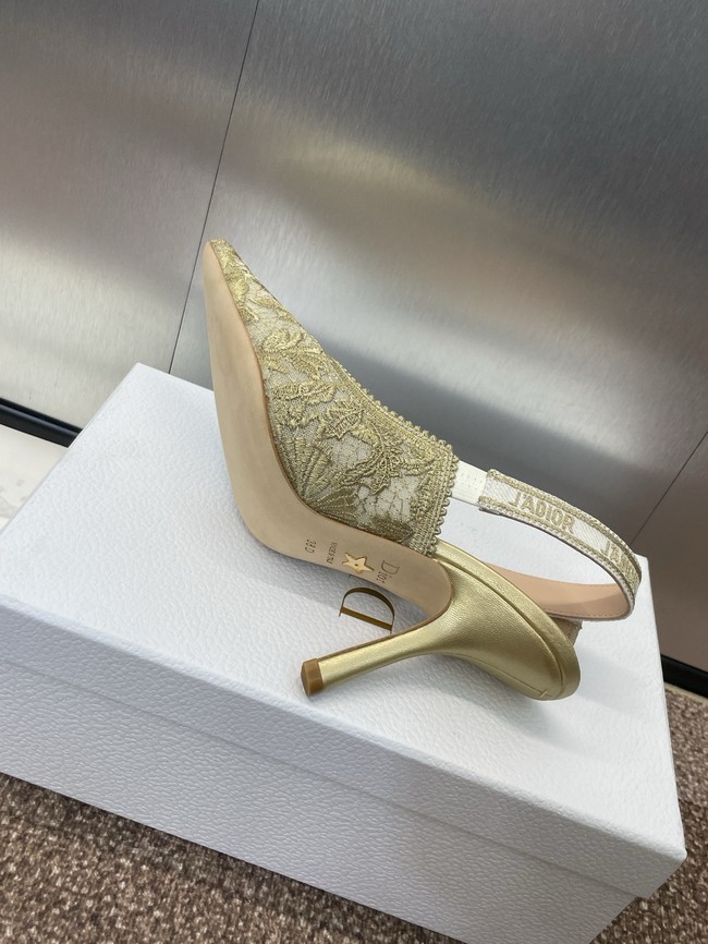 JAdior Slingback Pump Cotton Embroidered KCP867DQ-4