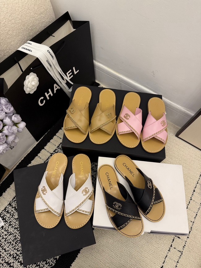 Chanel Calfskin Mules 69889-1