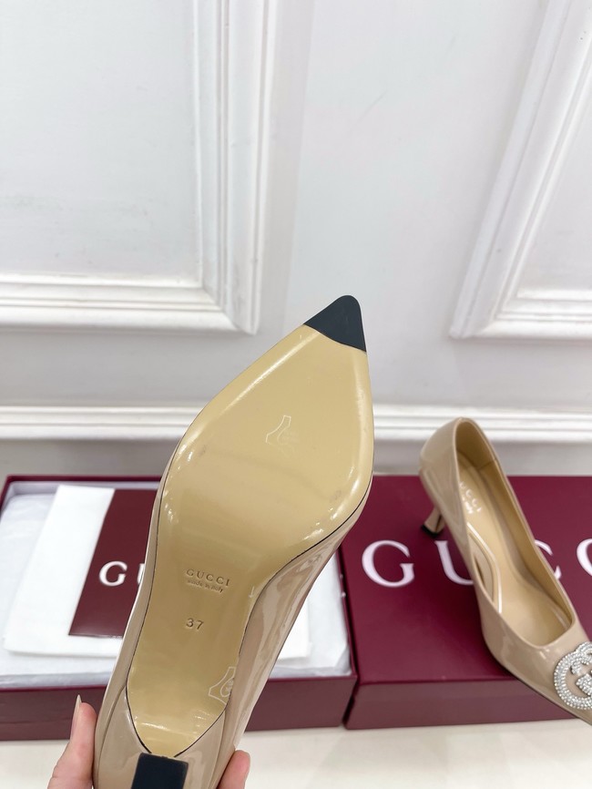 Gucci Womens pump with crystal Interlocking G 852995 -1