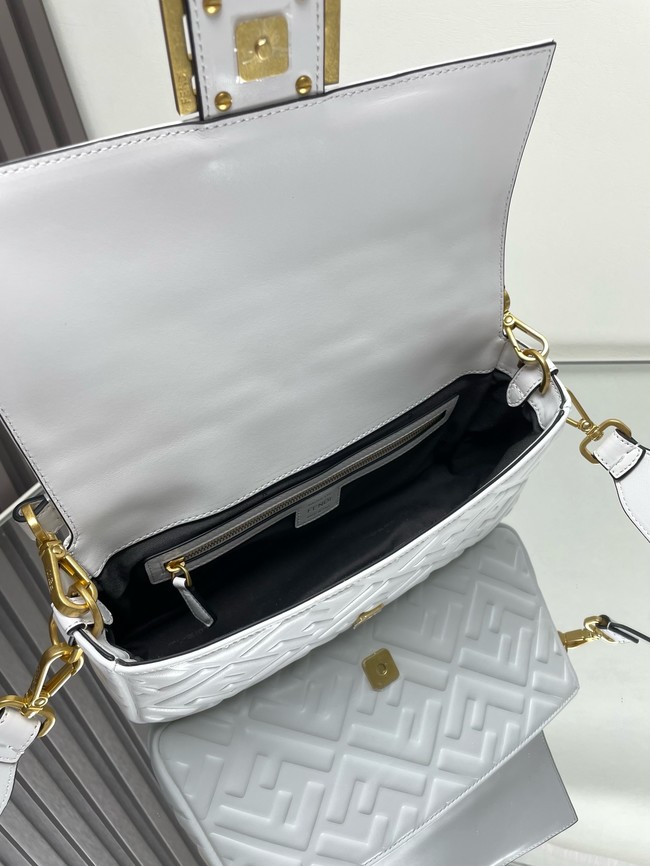 Fendi Baguette Mini Bag 8BS017 white