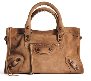 Balenciaga Le City small suede tote bag 230582 camel Balenciaga Le City small suede tote bag 230582 camel