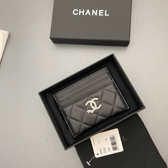 Chanel Classic Card Holder AP4814 black