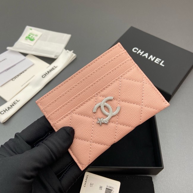 Chanel Classic Card Holder AP4814 pink
