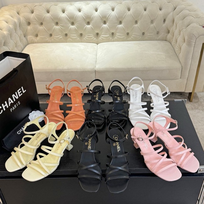 Chanel Sandals Patent Calfskin G46902-1