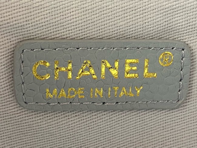 CHANEL Large Tote A66941 light gray