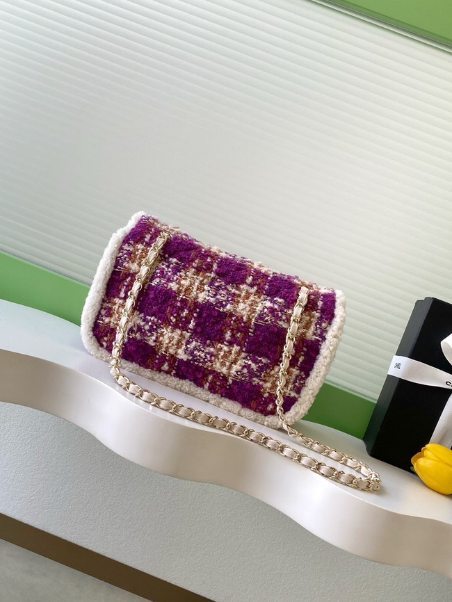 CHANEL Large Flap Bag AS5686 Fuschia&Pink