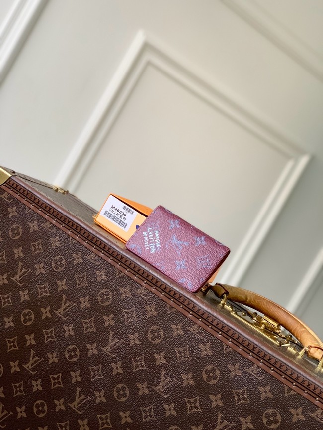 Louis Vuitton Pocket Organizer M26839 burgundy