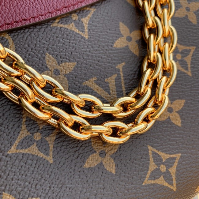 Louis Vuitton Monogram Canvas Shoulder Bag M27067 Purple red