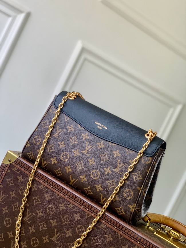 Louis Vuitton Monogram Canvas Shoulder Bag M27067 black