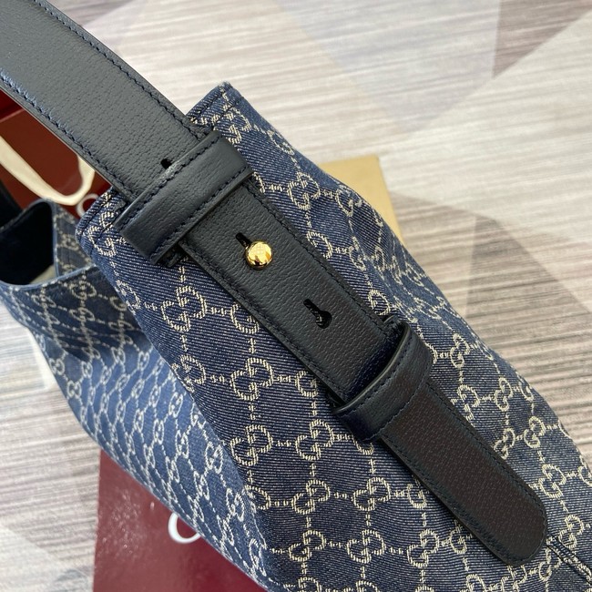 Gucci Beatrix large tote bag 850546 dark blue