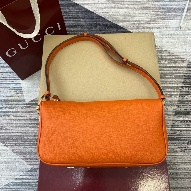 Gucci Half Horsebit medium shoulder bag 860787 orange