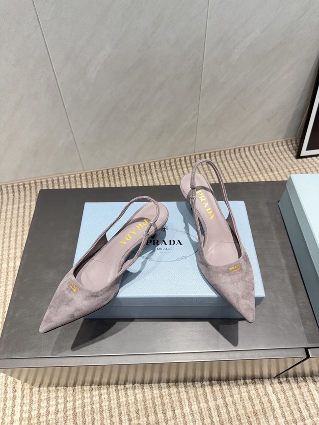 Prada leather slingback pumps 1I901M-1