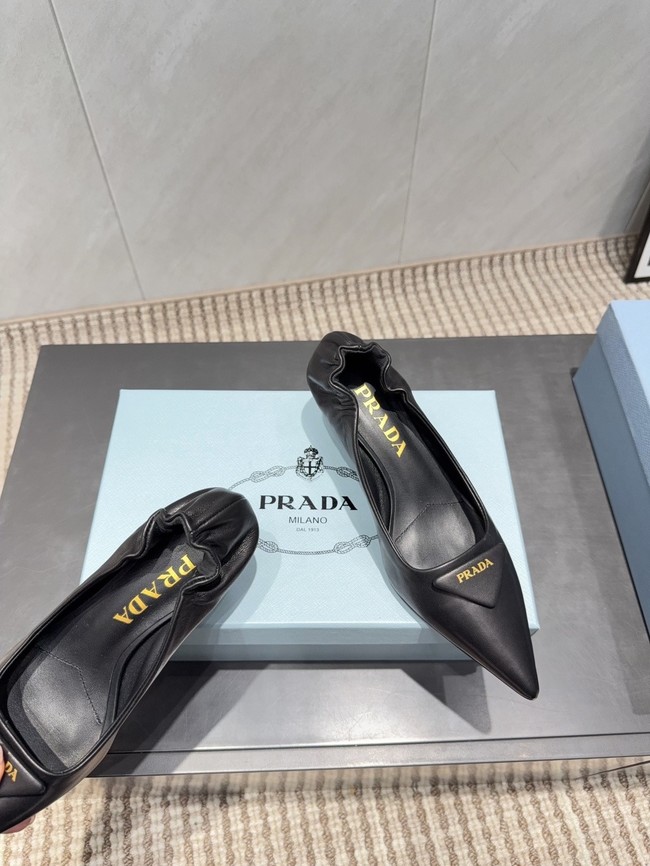 Prada Mordore leather pumps 87221-8
