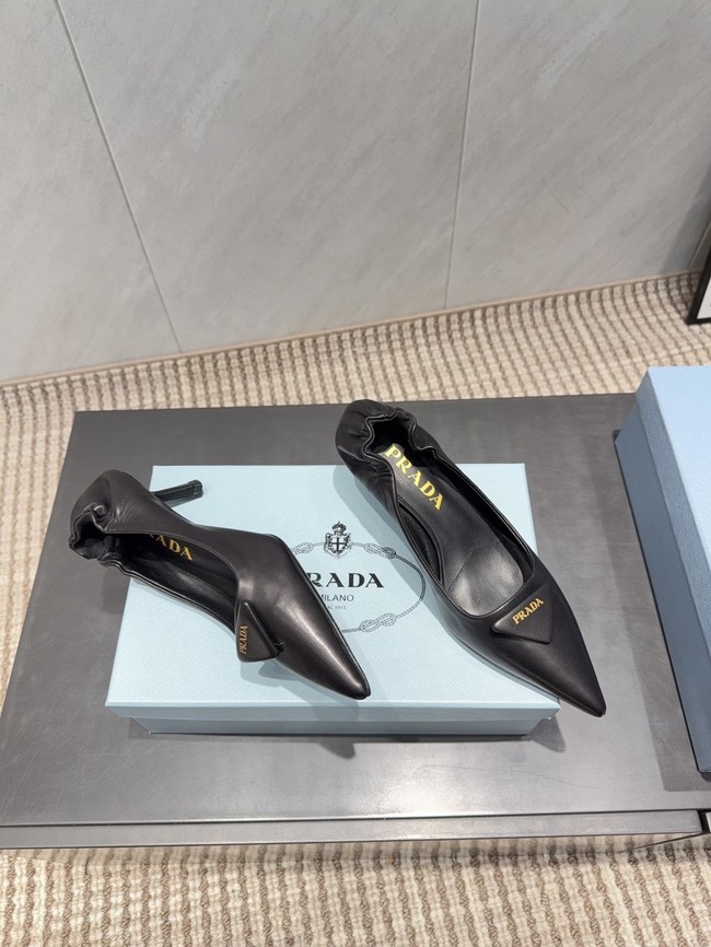 Prada Mordore leather pumps 87221-8