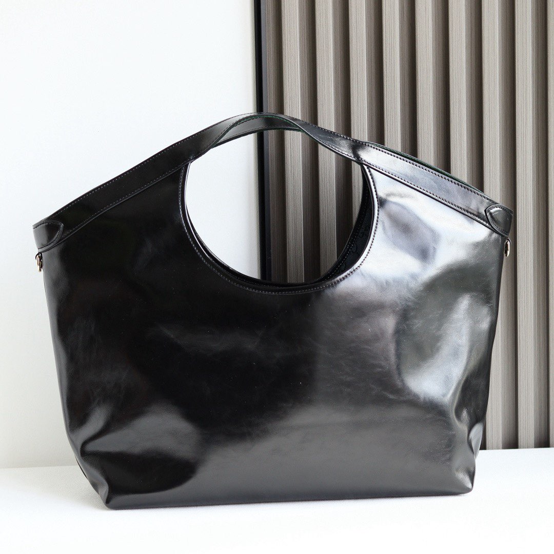 Gucci Giglio Original Oiled Leather large tote GG bag 853971 Black Gucci Giglio Original Oiled Leather large tote GG bag 853971 Black