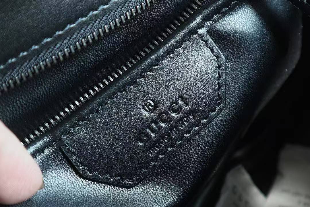 Gucci Bamboo 1947 medium bag G63012 Black