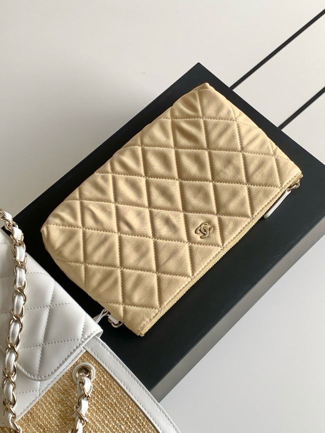 CHANEL Large Tote AS5952 Beige & White
